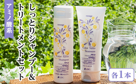 アミノ酸系しっとりシャンプー＆トリートメントセット(各1本) アミノ酸