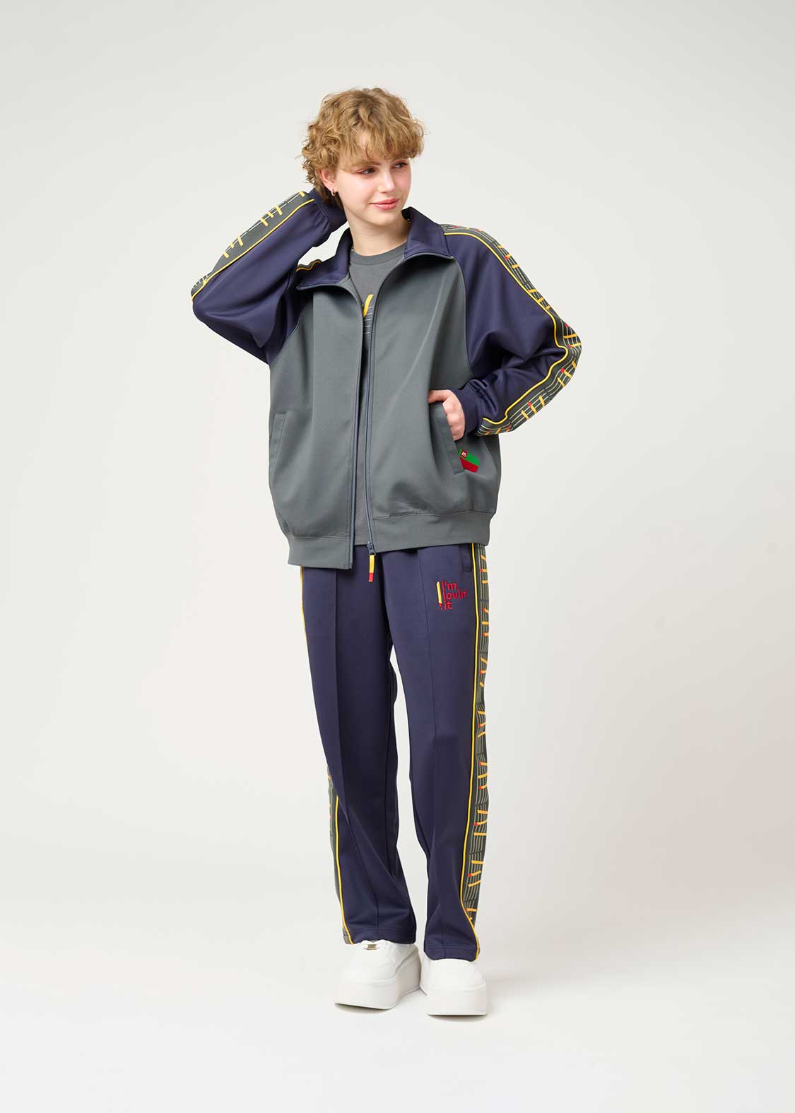 ティロリ ライン｜トラックジャケット｜ユニセックス｜グラニフ