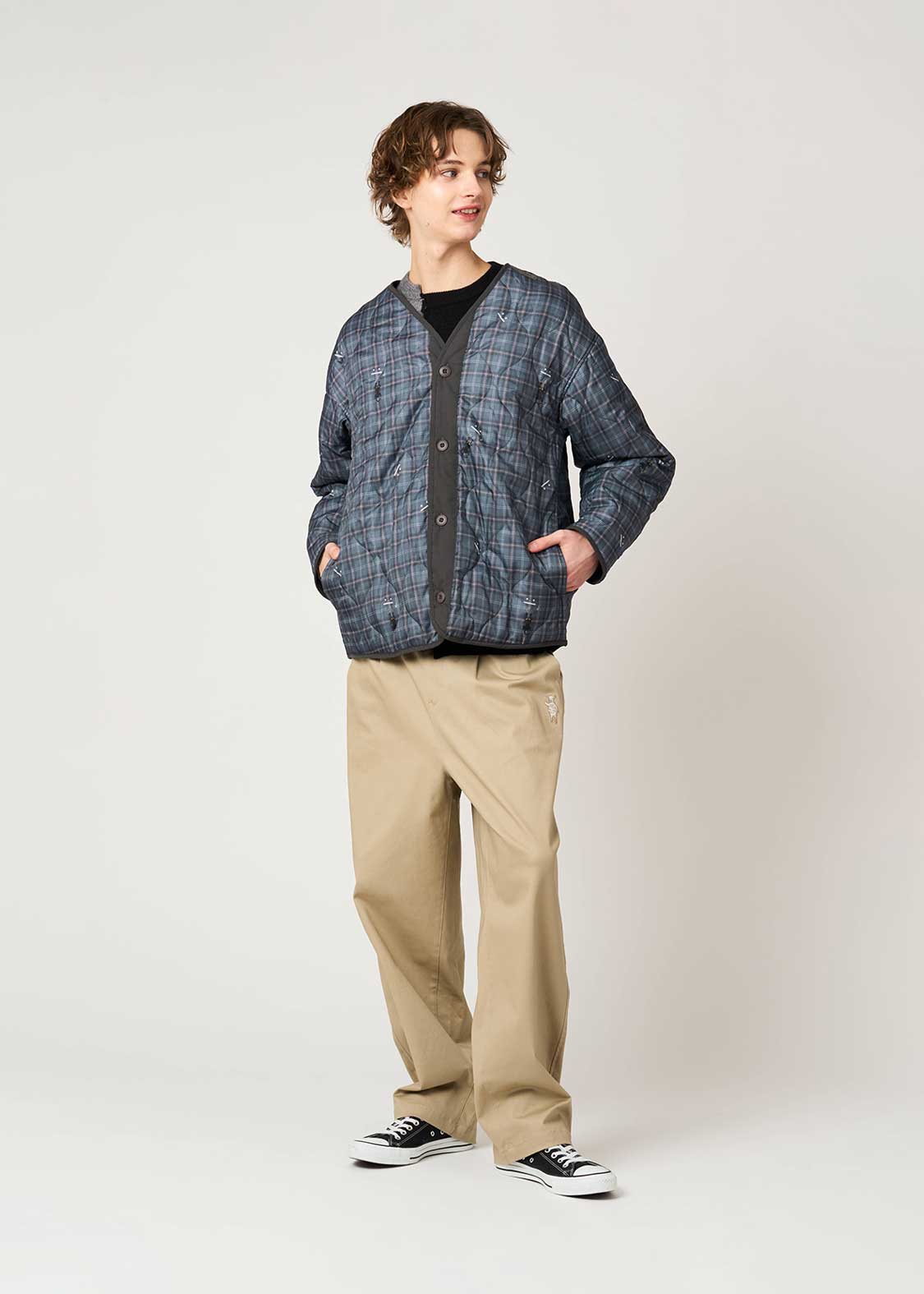 ネコカブリビューティフルシャドー｜ショートモッズコート｜ユニ