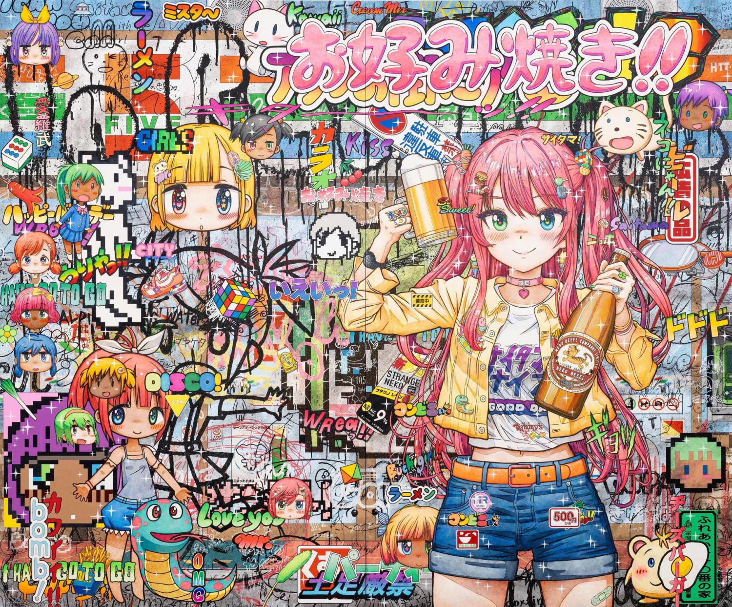 村上隆ミスター青島千穂 mrポスター300枚限定 村上隆ミスター青島千穂 村上