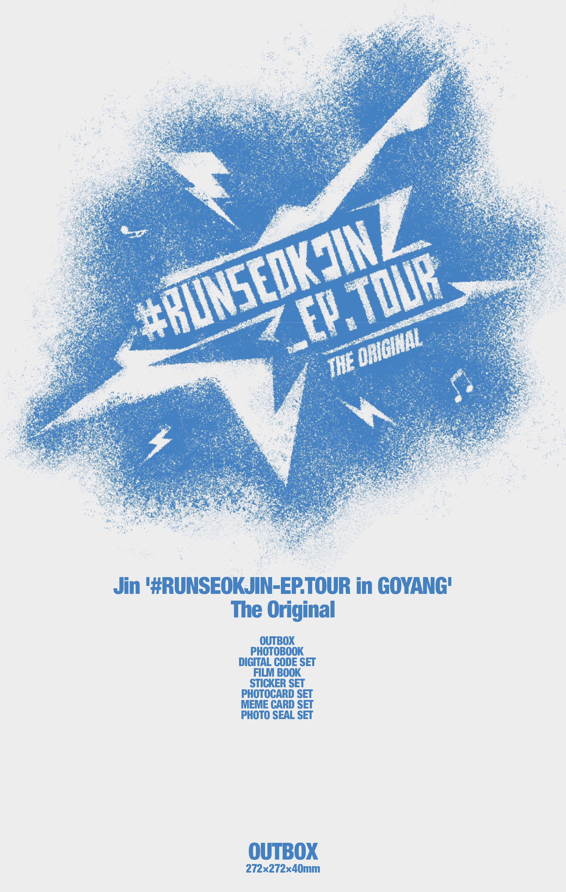 Jin (BTS) ' #RUNSEOKJIN_EP.TOUR in GOYANG ' 巡迴演唱會CHALLENGE BOOK