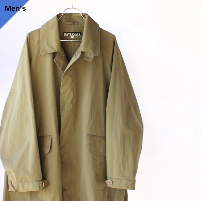 HAVERSACK コットンナイロンバルカラーコート （Olive） - C.COUNTLY