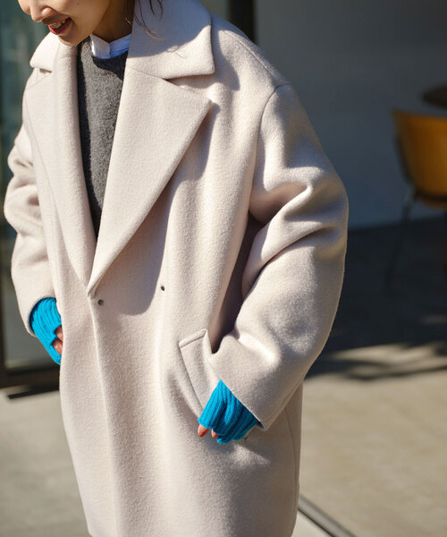 IENA（イエナ）の「super140 ウールコクーンショートコート