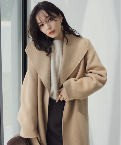 anuans（アニュアンス）の「ビッグカラーリバーコート（その他アウター