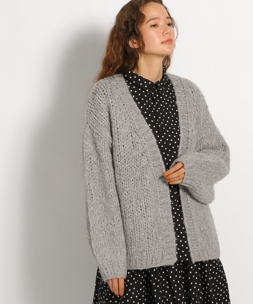 ichi（イチ）の「【ichi(イチ)】アクリルウールアルパカニット