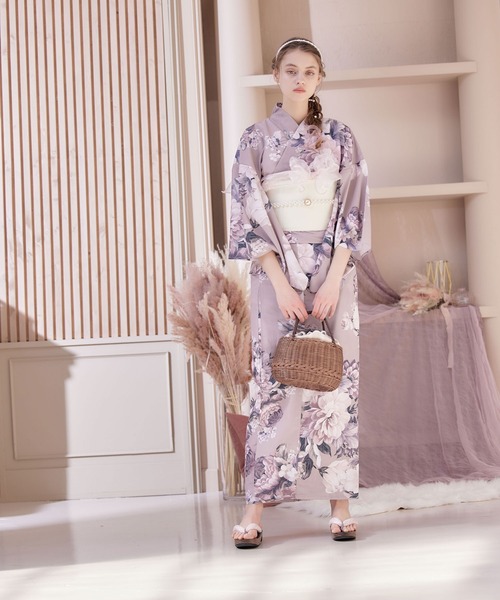 浴衣3点セット（浴衣・帯・下駄）（浴衣）｜sugar nine（シュガー