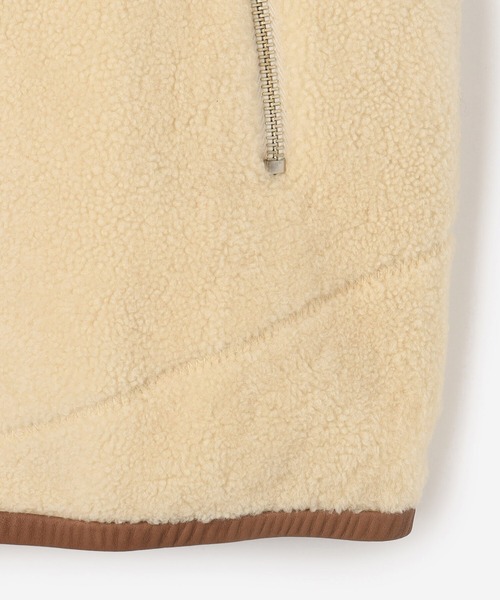 sisii（シシ）の「Sisii | ジップアップ ムートンベスト MEN（その他