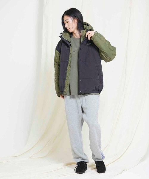 SILAS（サイラス）の「HOODED PUFFER JACKET（ナイロンジャケット