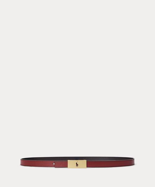 Polo ID リバーシブル ヴァケッタ レザー ベルト（ベルト）｜POLO