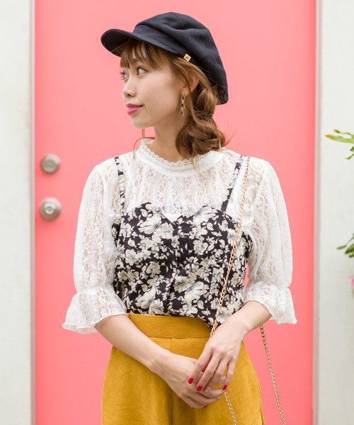 SpRay（スプレイ）の「花柄ビスチェ（キャミソール）」 - WEAR