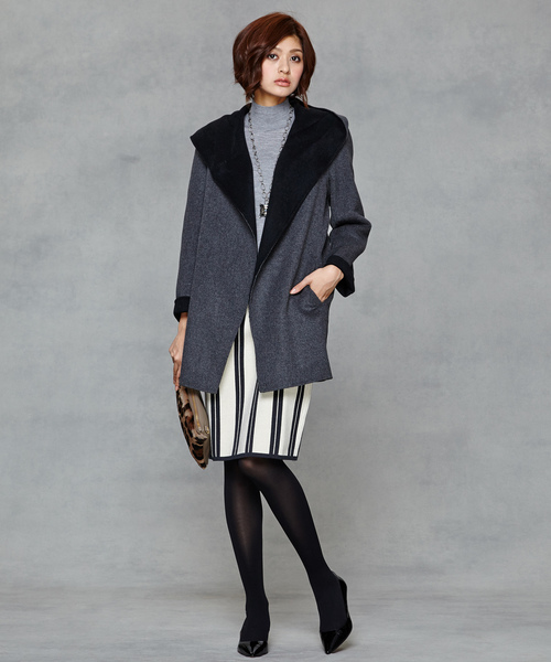 23区（ニジュウサンク）の「ソフトウールリバーコート（その他アウター