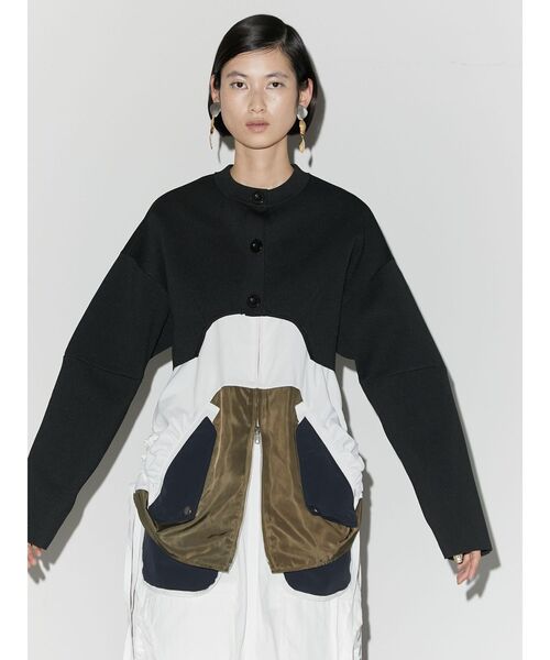 UN3D.（アンスリード）の「MA-1ディテールシャツキャミソール（シャツ