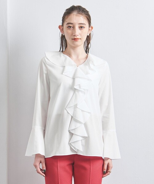 UNITED ARROWS（ユナイテッドアローズ）の「ラッフルフリル ブラウス