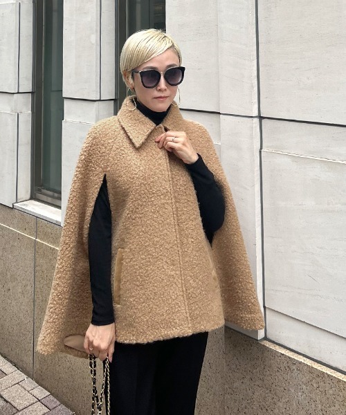 JENNE（ジェンヌ）の「JENNEプードルケープコート（その他アウター