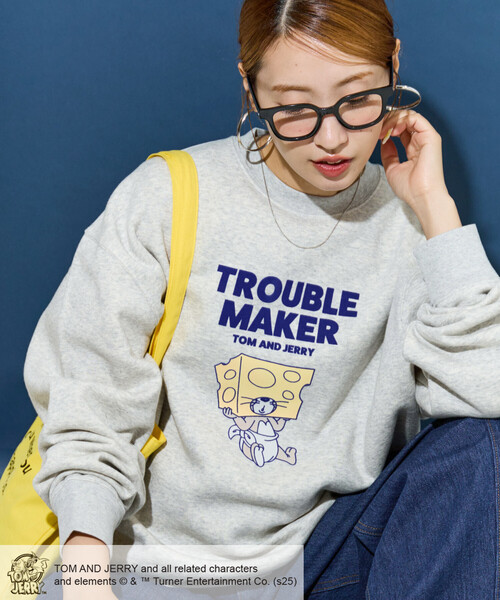 セール】限定展開 TOM AND JERRY/トムとジェリー フロッキー ロゴ
