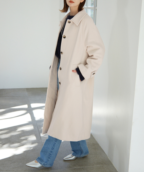 SLOBE IENA（スローブイエナ）の「ウールモッサステンカラーコート