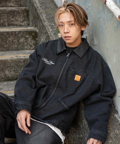 セール】WEGO/【26年春新作】ワーカーズZIPデニムジャケット（デニム