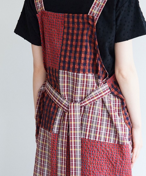 l'atelier du savon（アトリエドサボン）の「○エプロンパッチワーク