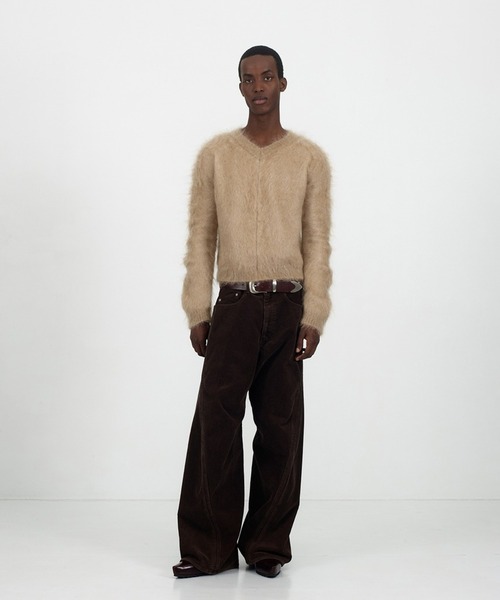 NVRFRGT（ネヴァーフォーゲット）の「BRUSHED MOHAIR V-NECK SWEATER