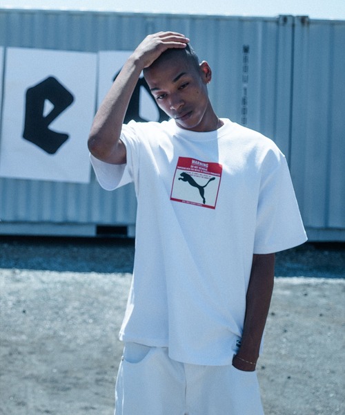 PUMA/プーマ 半袖Tシャツ PUMA × BlackEyePatch DO NOT REMOVE ラベル