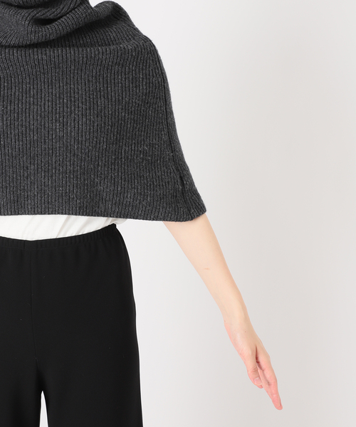 AP STUDIO（エーピーストゥディオ）の「追加 リブニットケープ（ネック