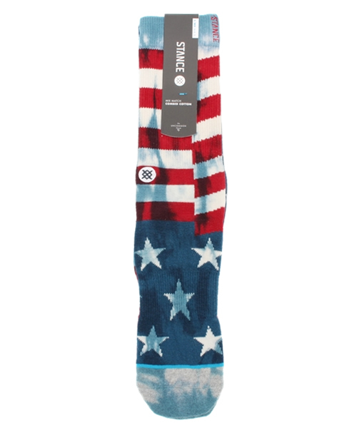 STANCE（スタンス）の「左右非対称 スタンスソックス 星条旗 アメリカ