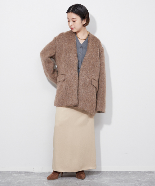 plage（プラージュ）の「【R'IAM】シャギー コートジャケット（その他