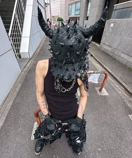 UNIZ】Demon Venom Cap / 【ユニズ】ツノ付きデニムキャップ（キャップ