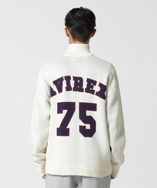 AVIREX（アヴィレックス）の「《直営店別注》DRIVERS COTTON KNIT