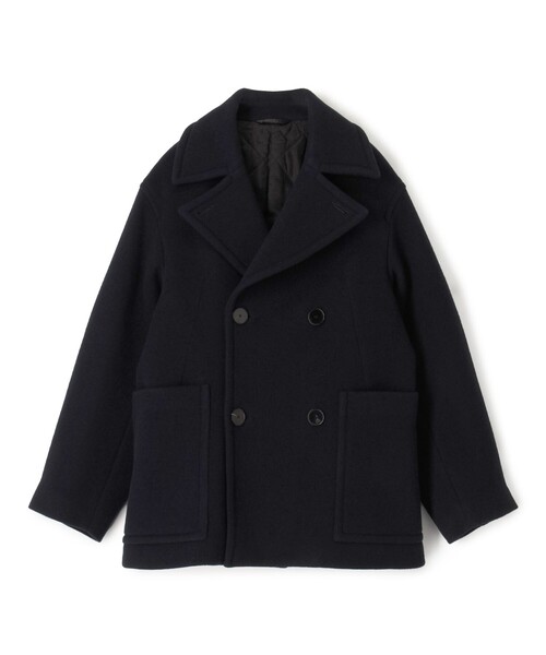 セール】ラムウールモッサー ダブルブレステッド4B Pコート