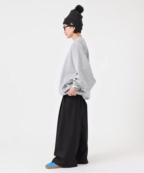 PRE_/プレ】ビッグスリーブスウェットプルオーバー（スウェット