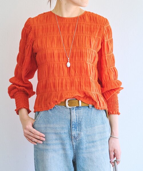 コットンシャーリングブラウス（シャツ/ブラウス）｜BEARDSLEY