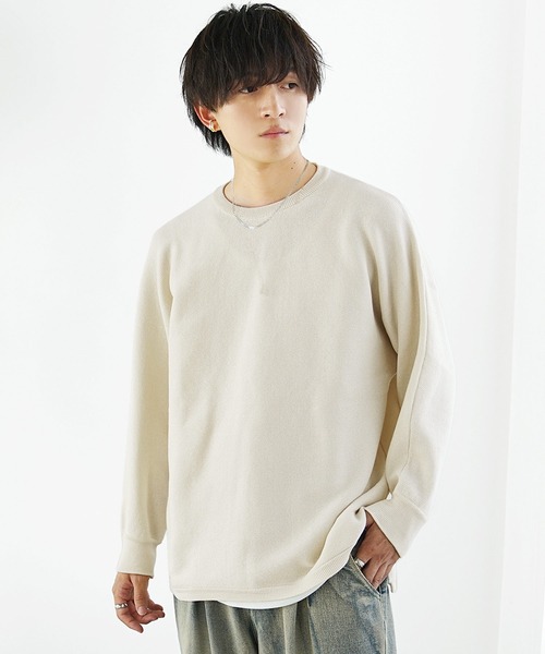 MinoriTY】ビッグシルエットミラノリブ編みニット クルーネック