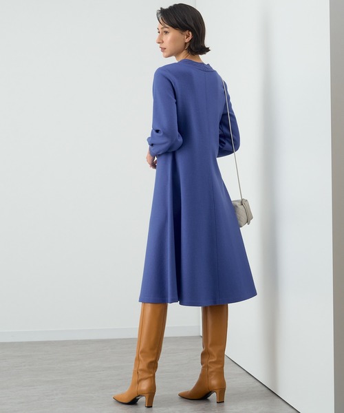 ANAYI（アナイ）の「スムースジャージーケーブル ワンピース