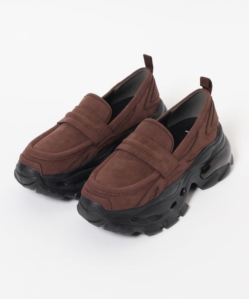 抗菌防臭テープ付き】キリカエボリュームローファー/573242