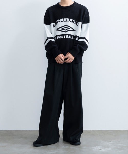SINSS（シンス）の「UMBRO × SINSS / Oversized knit / オーバーサイズ