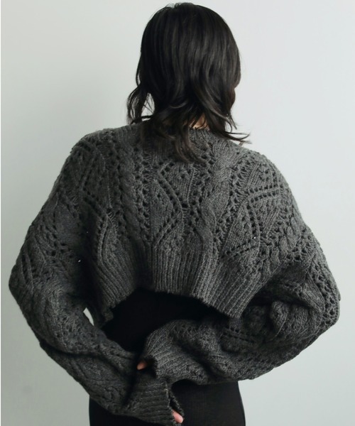 anuke（アンヌーク）の「Cable Knit Cardigan（ニット/セーター）」 - WEAR