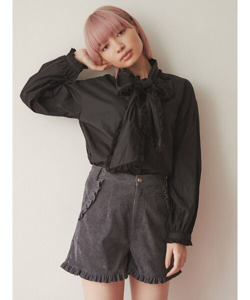 merry jenny（メリージェニー）の「フリルリボンボウタイブラウス