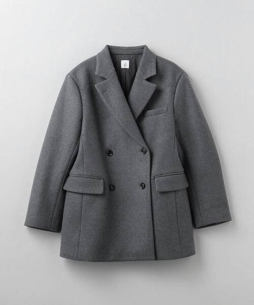6（ロク）の「＜6(ROKU)＞メルトン ジャケット コート グレー（その他
