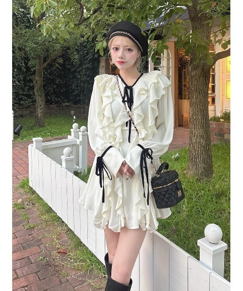 ダブルフリルミニワンピース（ワンピース）｜Darich（ダーリッチ）の