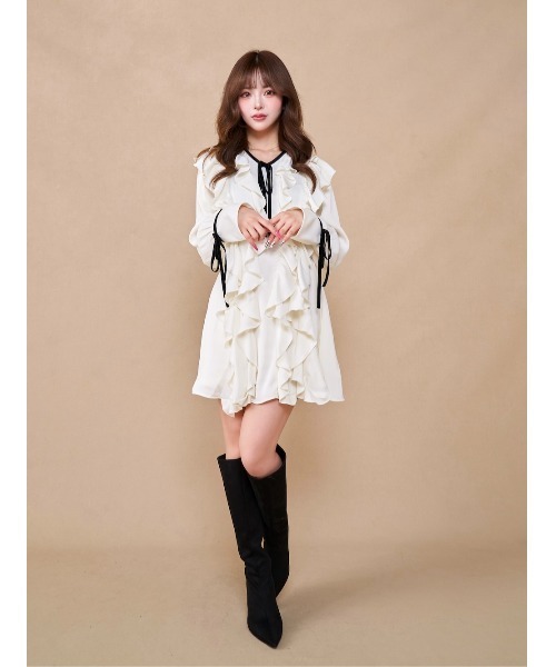 ダブルフリルミニワンピース（ワンピース）｜Darich（ダーリッチ）の