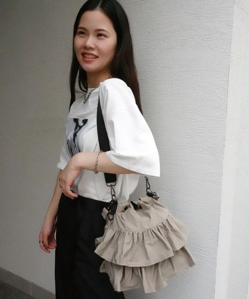 ゴン助様♡22ファブリック 丸底ハンドバッグ ショルダー2way ゴン助様♡22