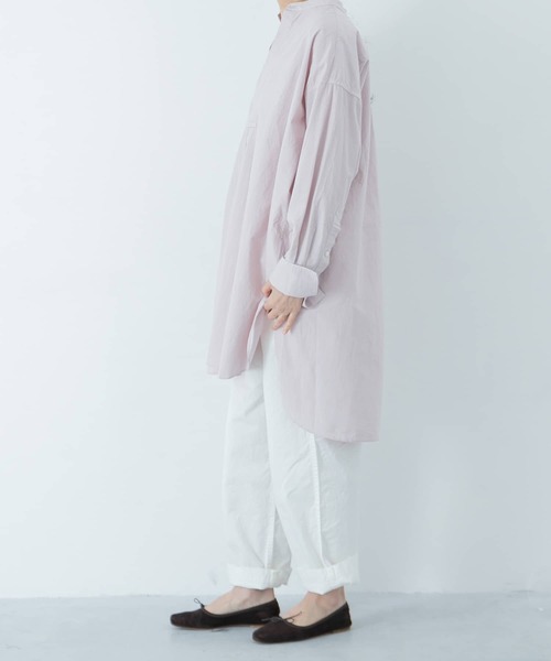 かぐれ（カグレ）の「コットンシルクシャツチュニック（シャツ