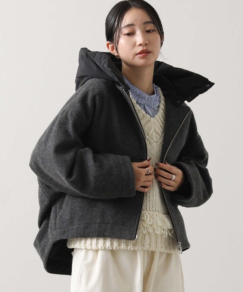 Gready Brilliant（グレディブリリアン）の「フード付ウールショート