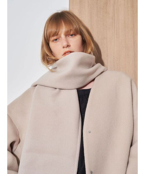 ELENDEEK（エレンディーク）の「フォルムショートウールコート（ノー