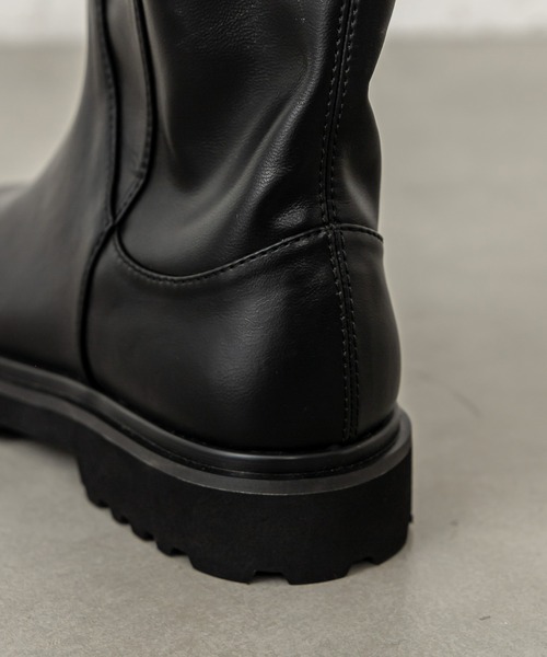 セール】スクエアロングブーツ（ブーツ）｜mystic（ミスティック）の