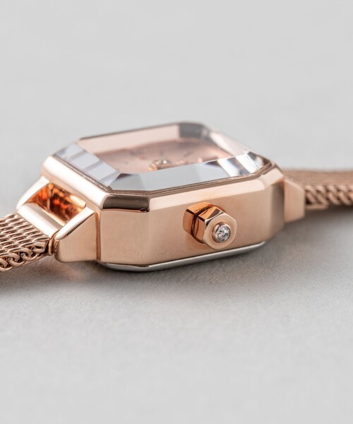 ウォッチ オクタゴンフェイス ダイヤモンド（アナログ腕時計）｜ete