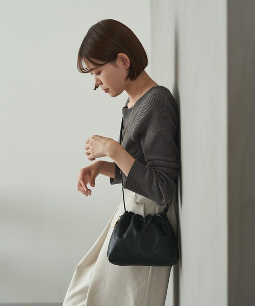 russet（ラシット）の「《gem_by russet》レザーミニショルダーバッグ