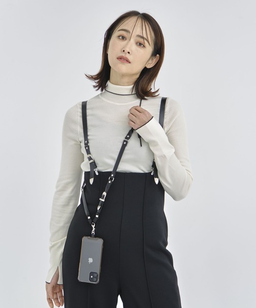 TOGA PULLA/トーガプルラ】Leather phone strap/レザーフォン