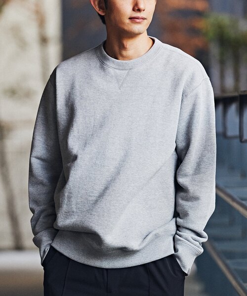 LOOPWHEELER for LOWERCASE】ライトツリウラケ ルーズフィット